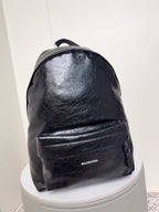 Explosive sheepskin backpack