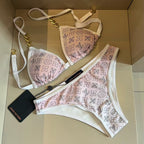 New strap split swimsuit
