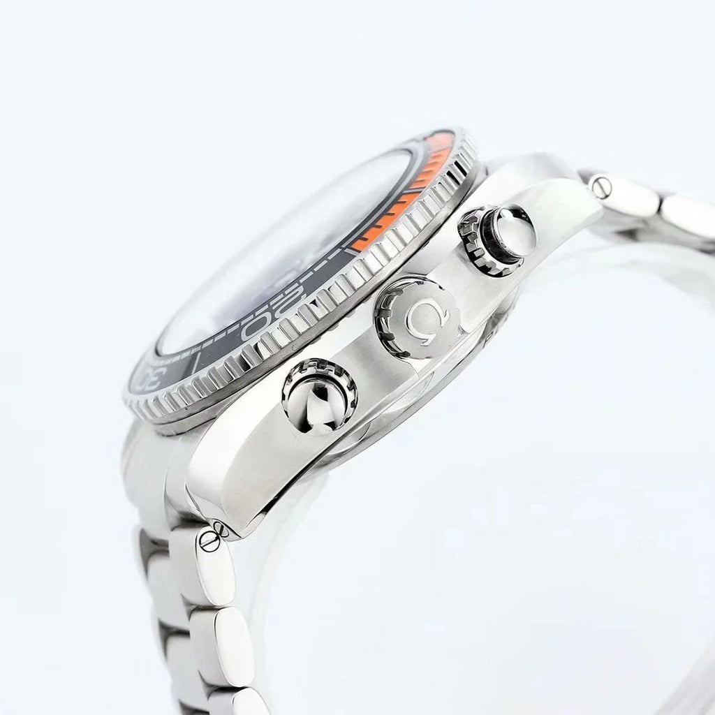 Chronograph - Selfwinding- Grey - Silver 904L Steel- Automatic - 45.5mm