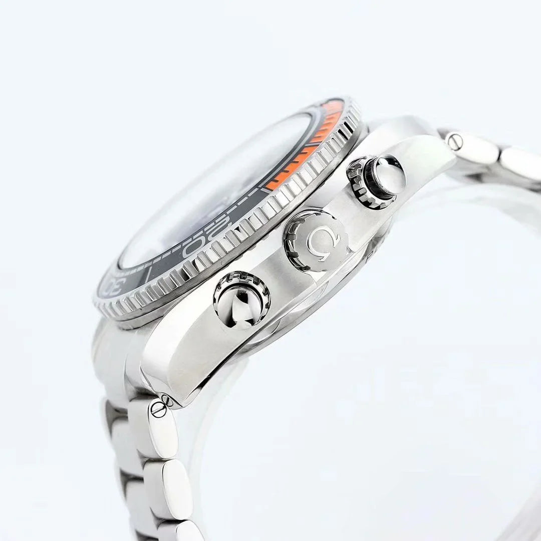 Chronograph - Selfwinding- Grey - Silver 904L Steel- Automatic - 45.5mm