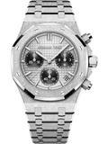 Frosted Silver - 904L Steel - Chronograph- QUARTZ - 41mm