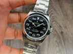 Black Silver -  White 904L Steel - Automatic - 40mm