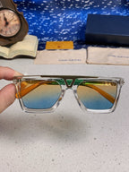 New Korean style personalized wide edge thick frame sunglasses