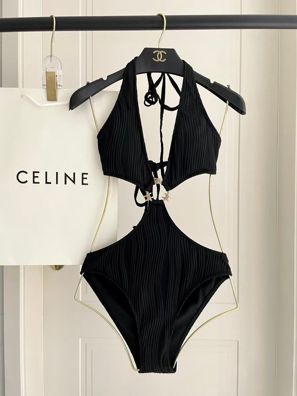 New retro patterned swimsuit