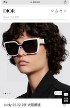 Super Beautiful Geometric Lingge Mirror Legs Super Beautiful New Women's Sunglasses