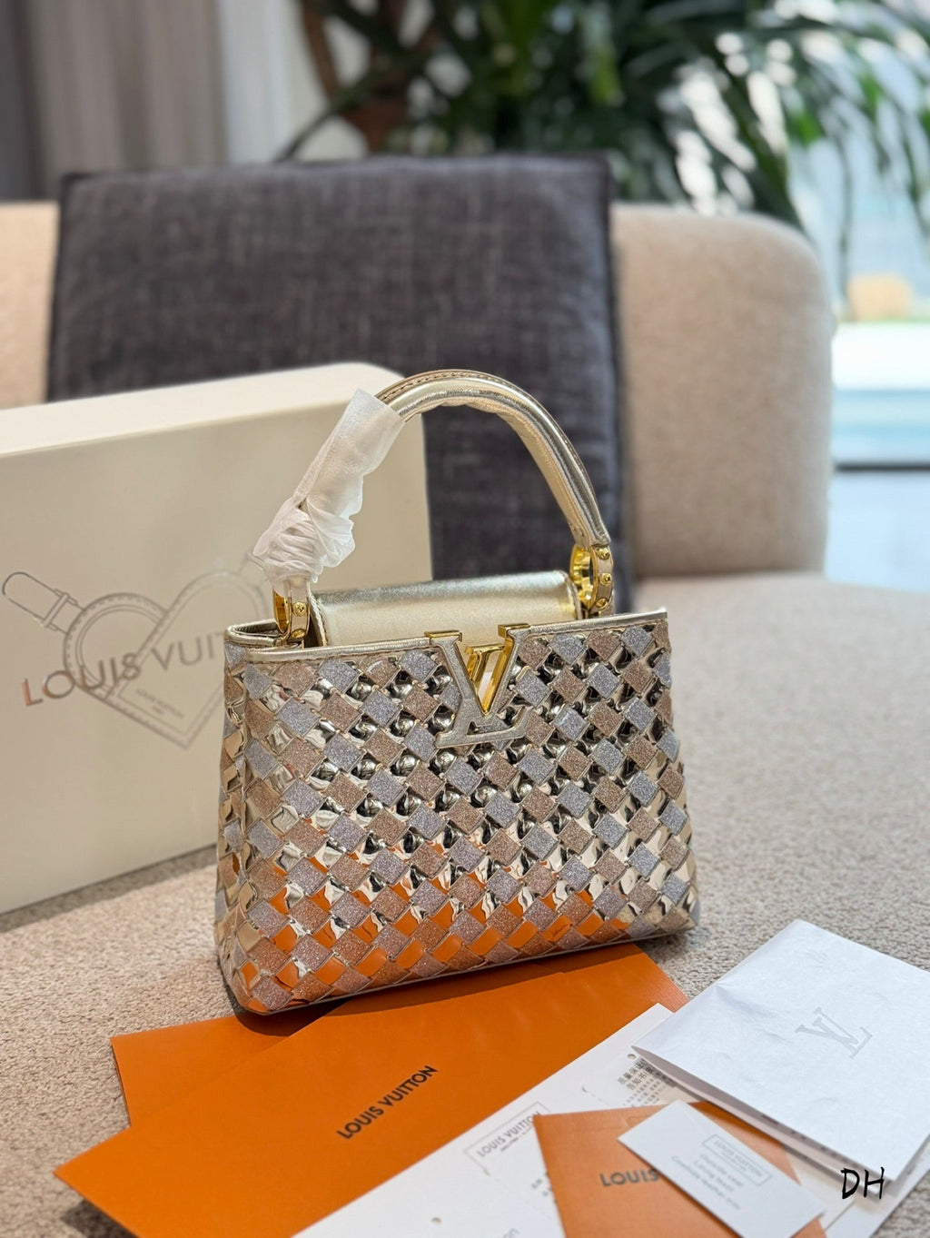 Early Spring Series Woven Handbag