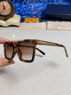 New Korean style personalized wide edge thick frame sunglasses