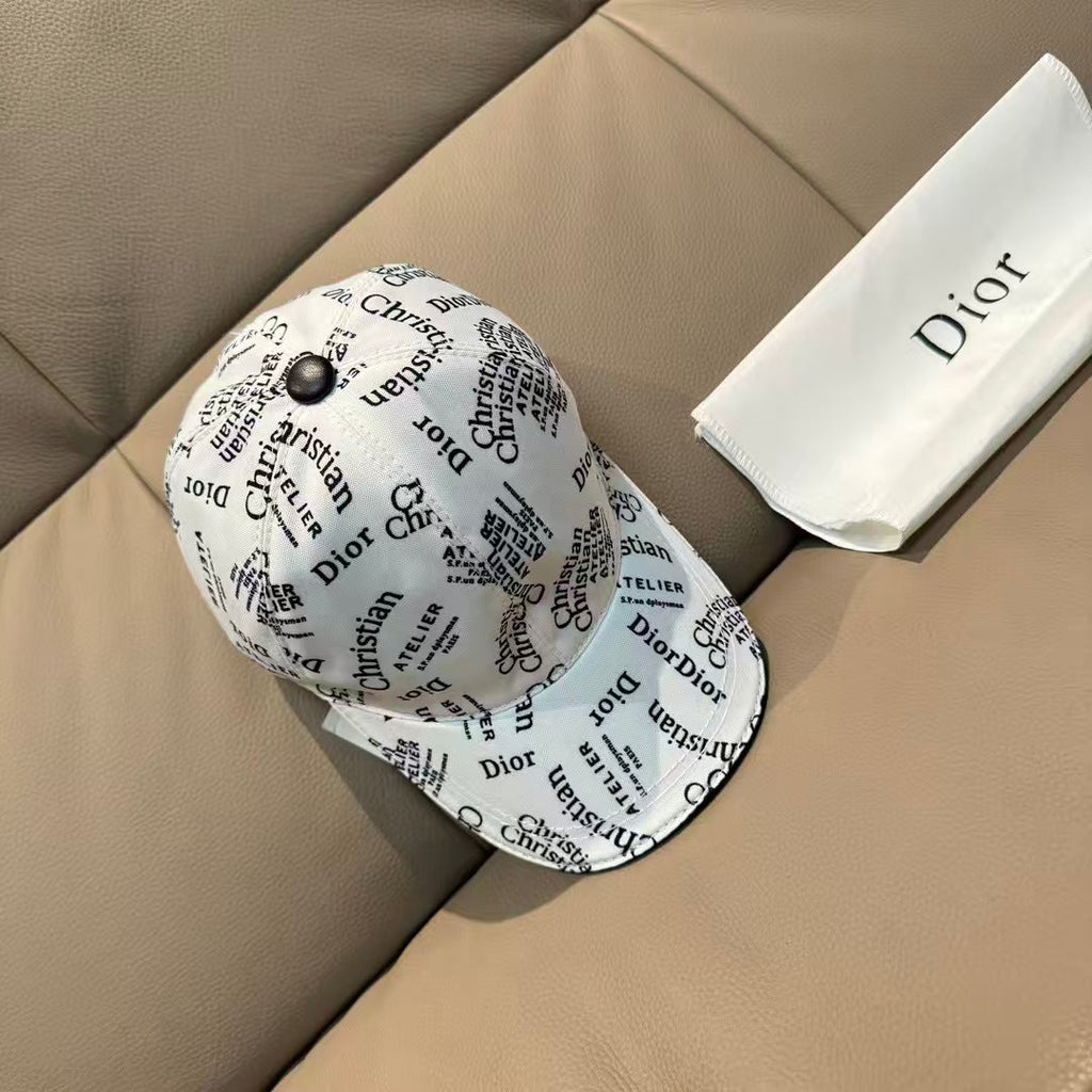 New silk screened canvas baseball cap