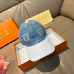 New denim baseball cap