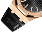 Black Dial Leather - Automatic - 41mm