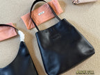 Flat mouth vertical tote bag