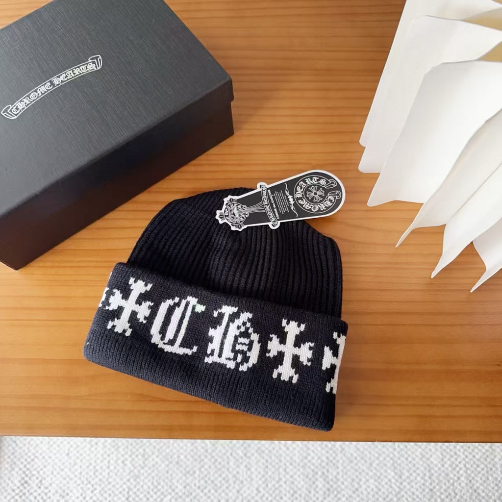 Hot selling wool knitted yarn cap
