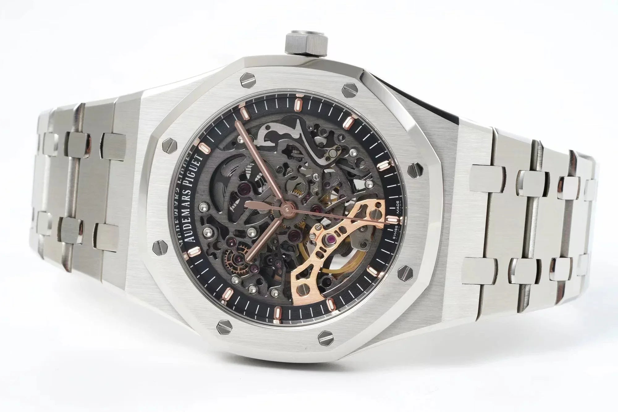 White Silver - Hollow 904L Steel - Automatic - 41mm