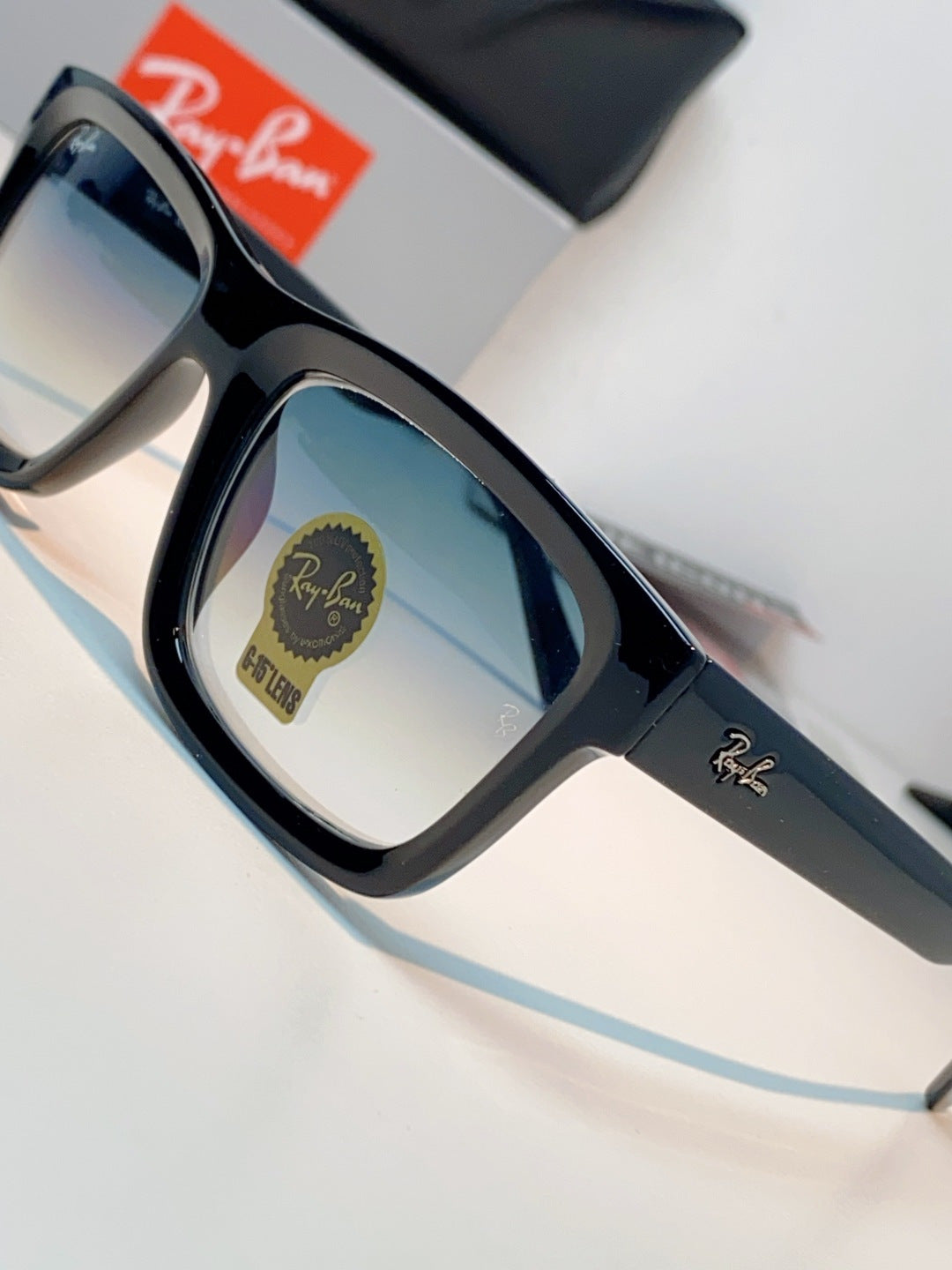 High quality tempered glass sunglasses for men