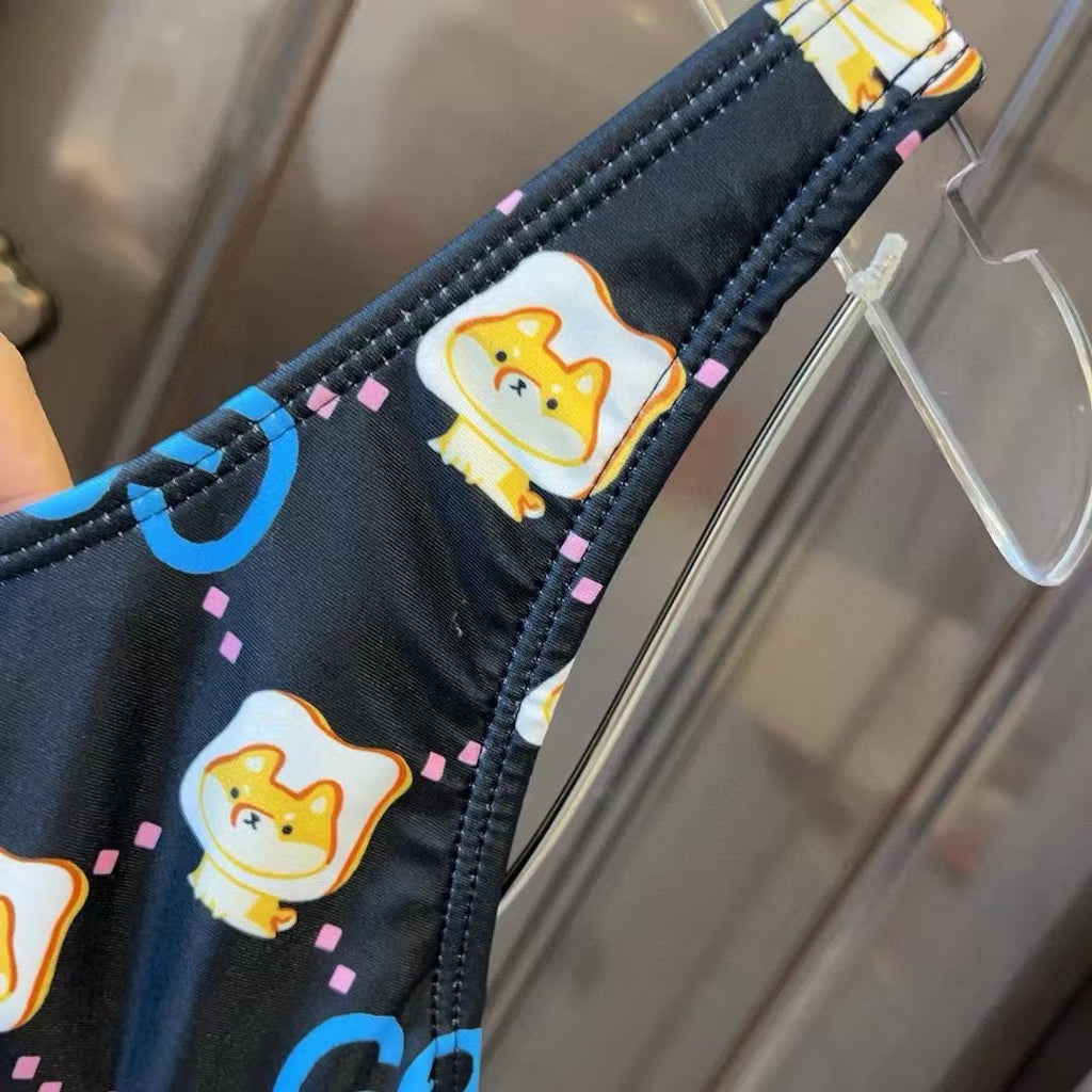 New one-piece printed swimsuit