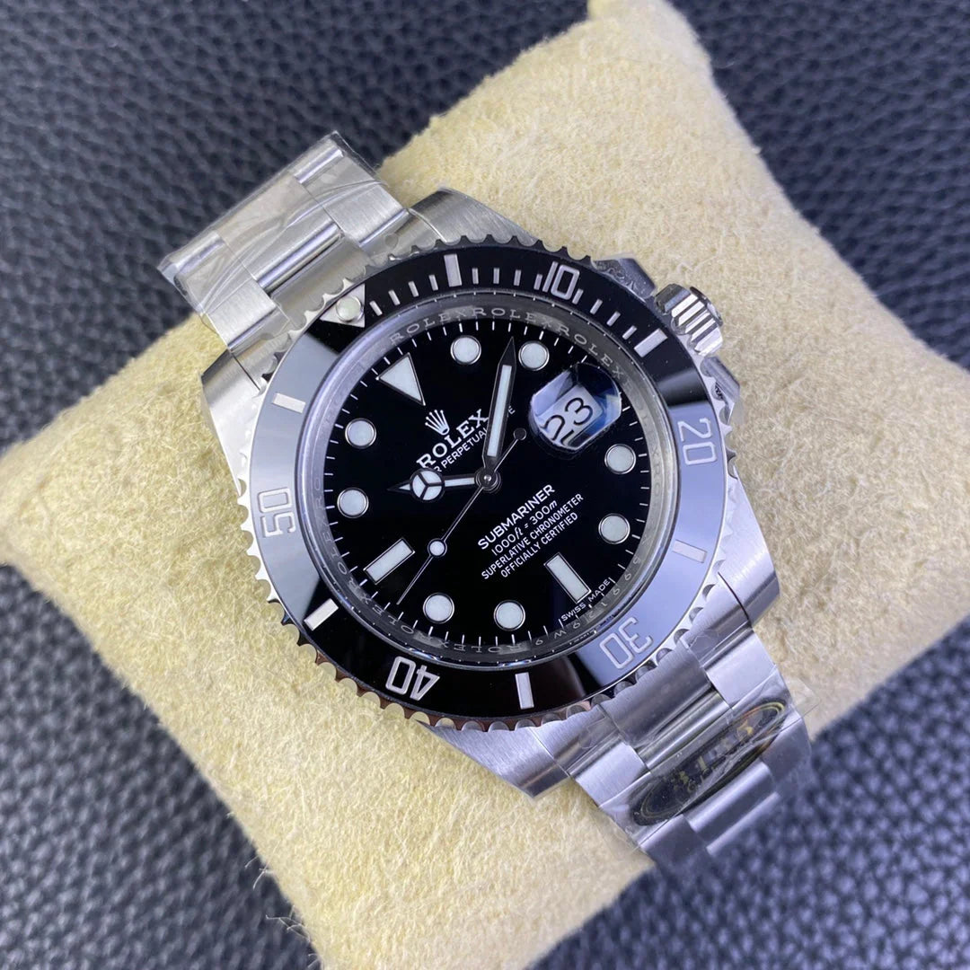 C-Factory -Black - Silver 904L Steel - Automatic - 41mm