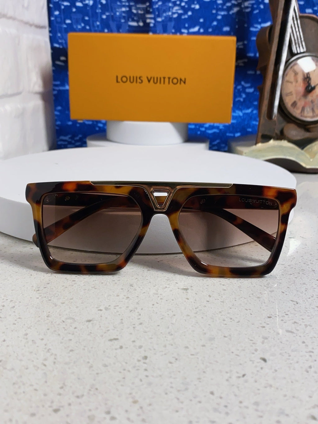 New Korean style personalized wide edge thick frame sunglasses
