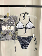 New three piece printed swimsuit