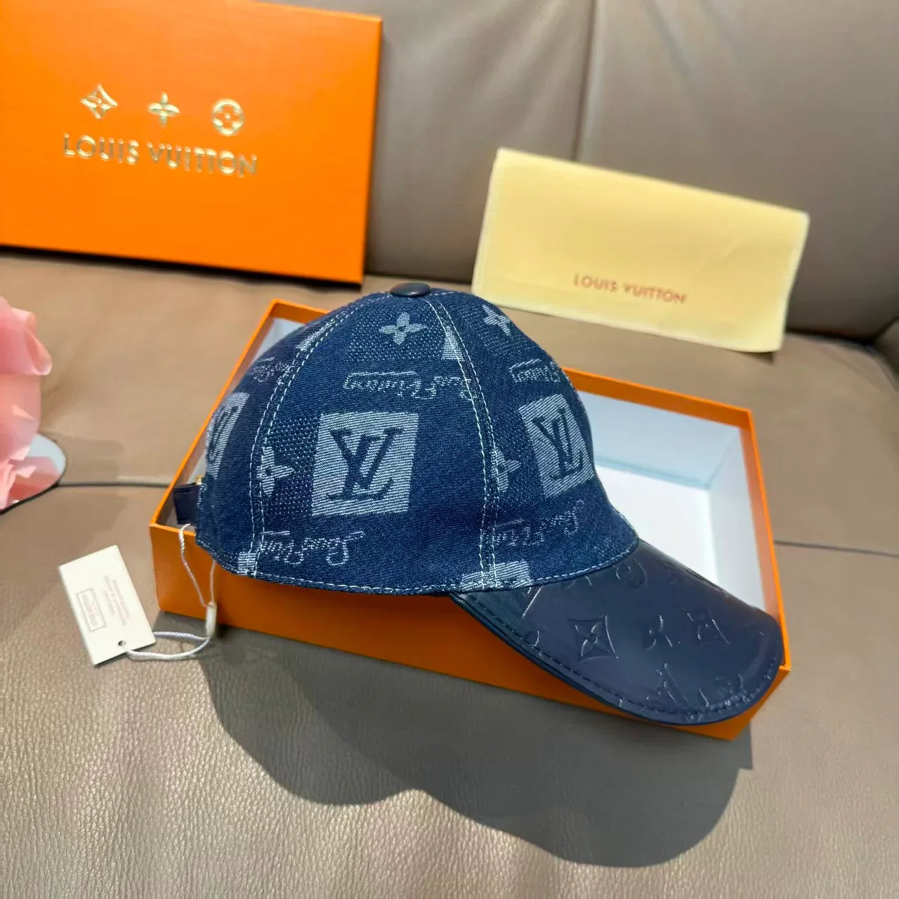 New denim baseball cap