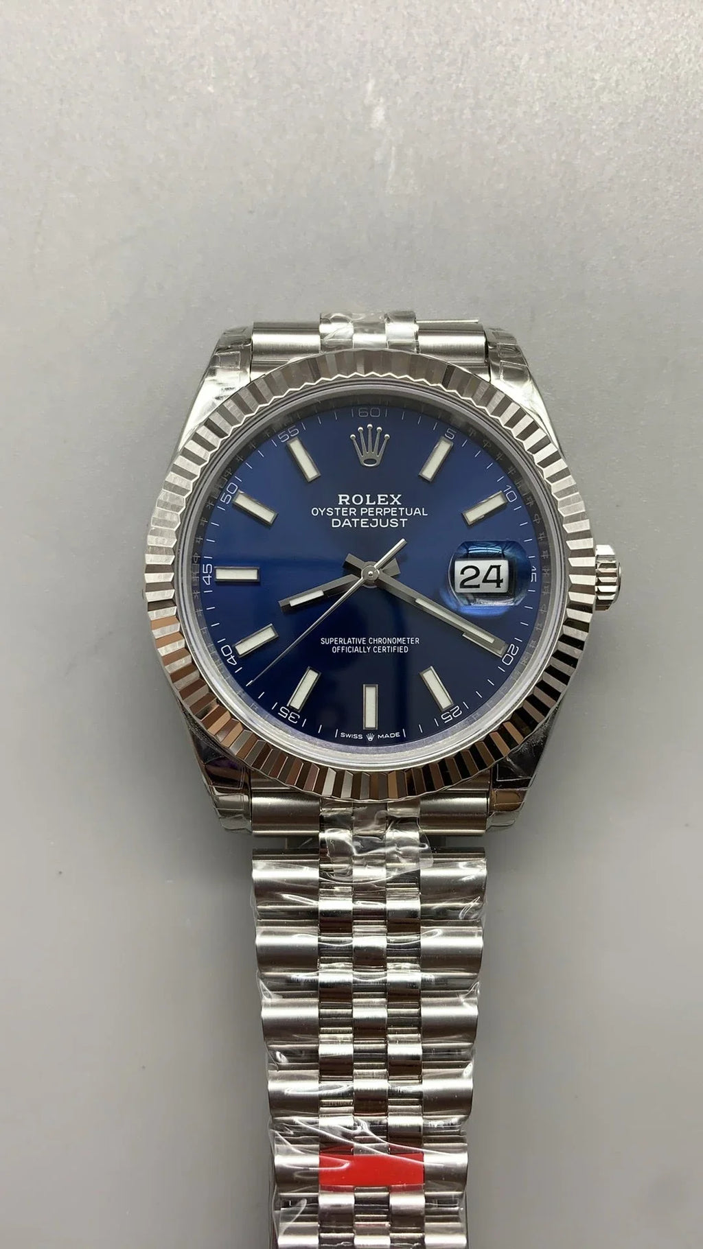126334-Blue Silver - Steel 904L - Blue- Automatic-41mm