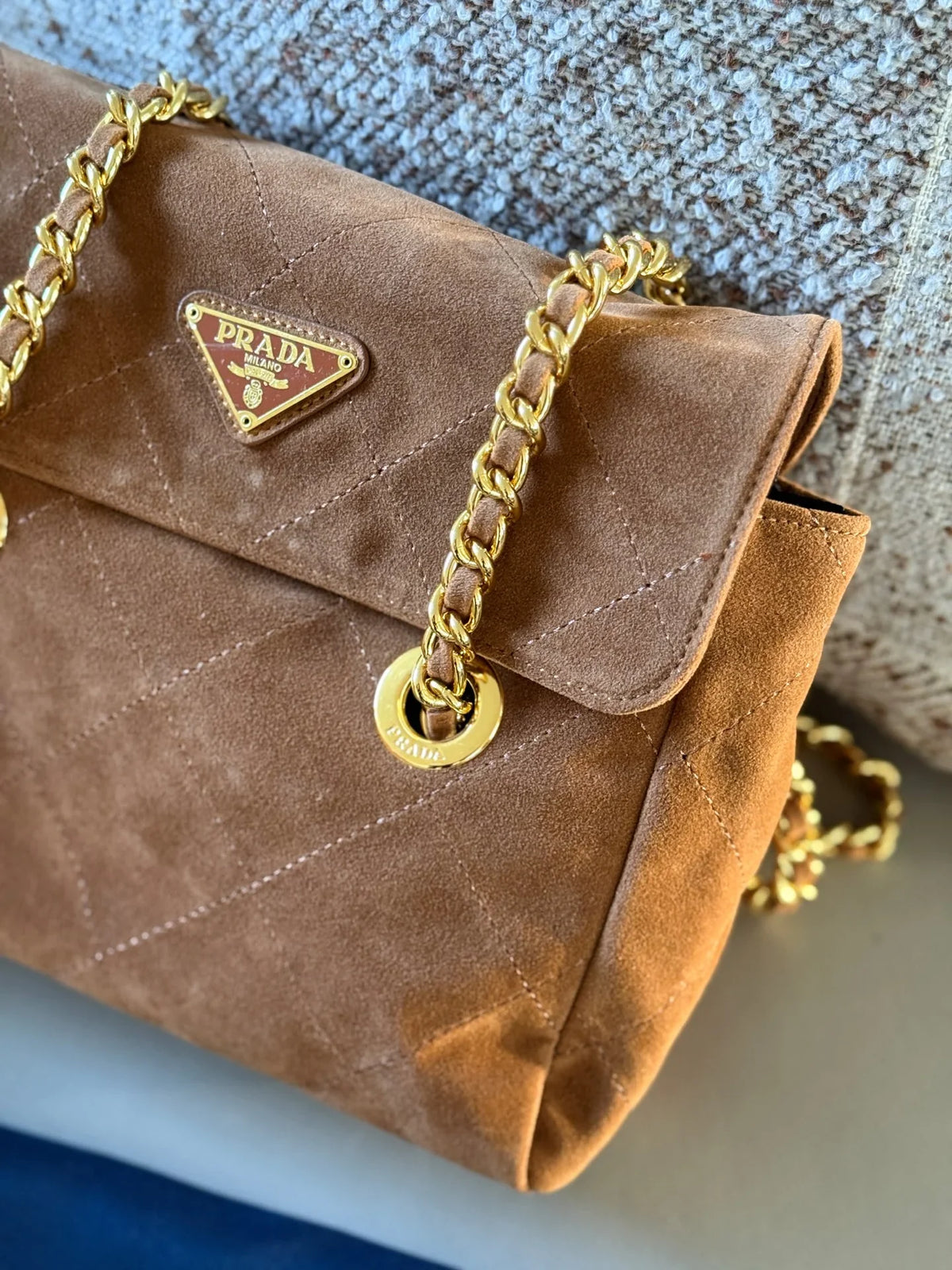 Frosted leather flip parachute mailman bag