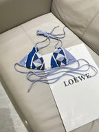 New Split Printed Swimsuit