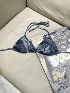 New three piece printed swimsuit