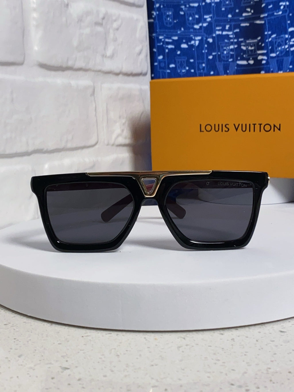 New Korean style personalized wide edge thick frame sunglasses