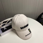 Embroidered letter new baseball cap