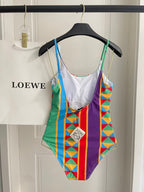 New one-piece printed swimsuit