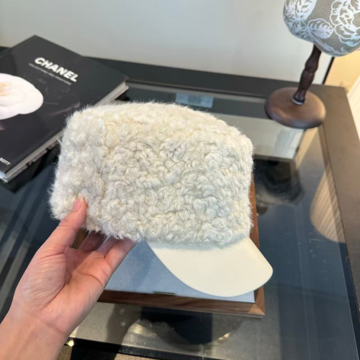 New wool ducktongue military cap