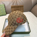 Embroidered baseball cap on the side