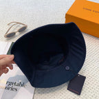 New double-sided embroidered fisherman hat
