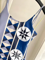 New one-piece printed swimsuit