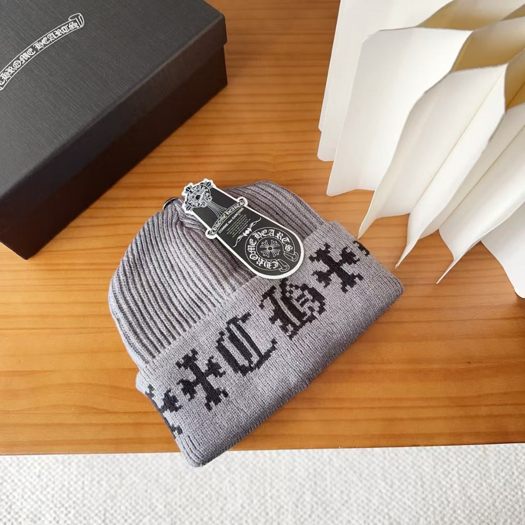 Hot selling wool knitted yarn cap