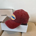 Explosive letter embroidered baseball cap