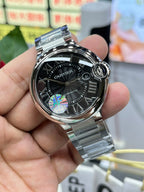 Black Dial - White 904L Steel - Automatic - 41mm