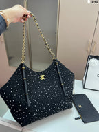 Woolen knitted shopping bag