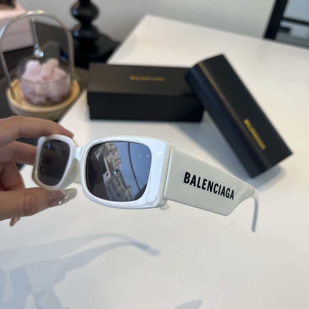 Retro flat frame leaf shaped sunglasses