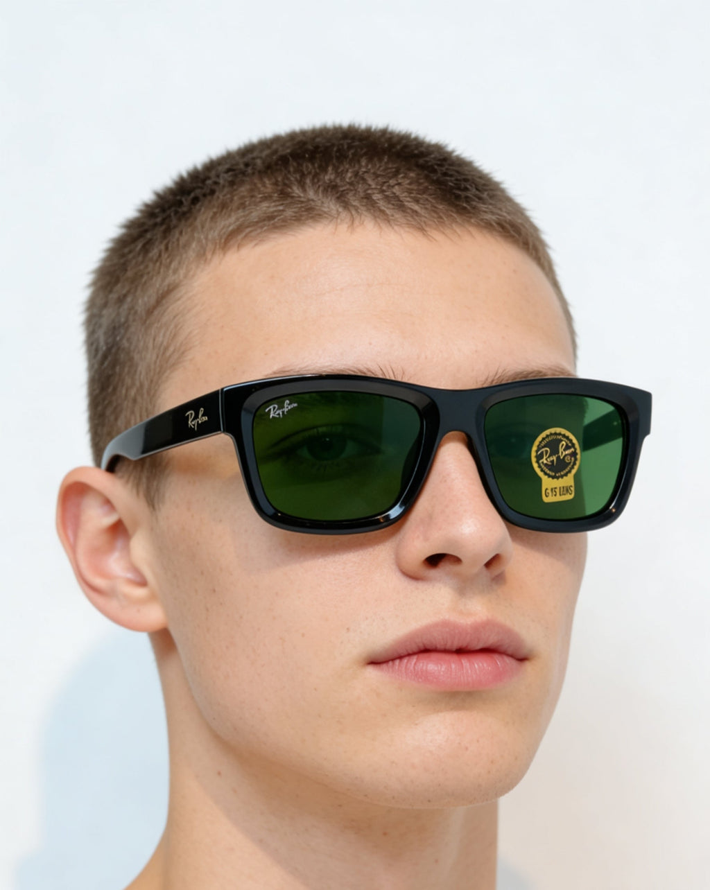 High quality tempered glass sunglasses for men