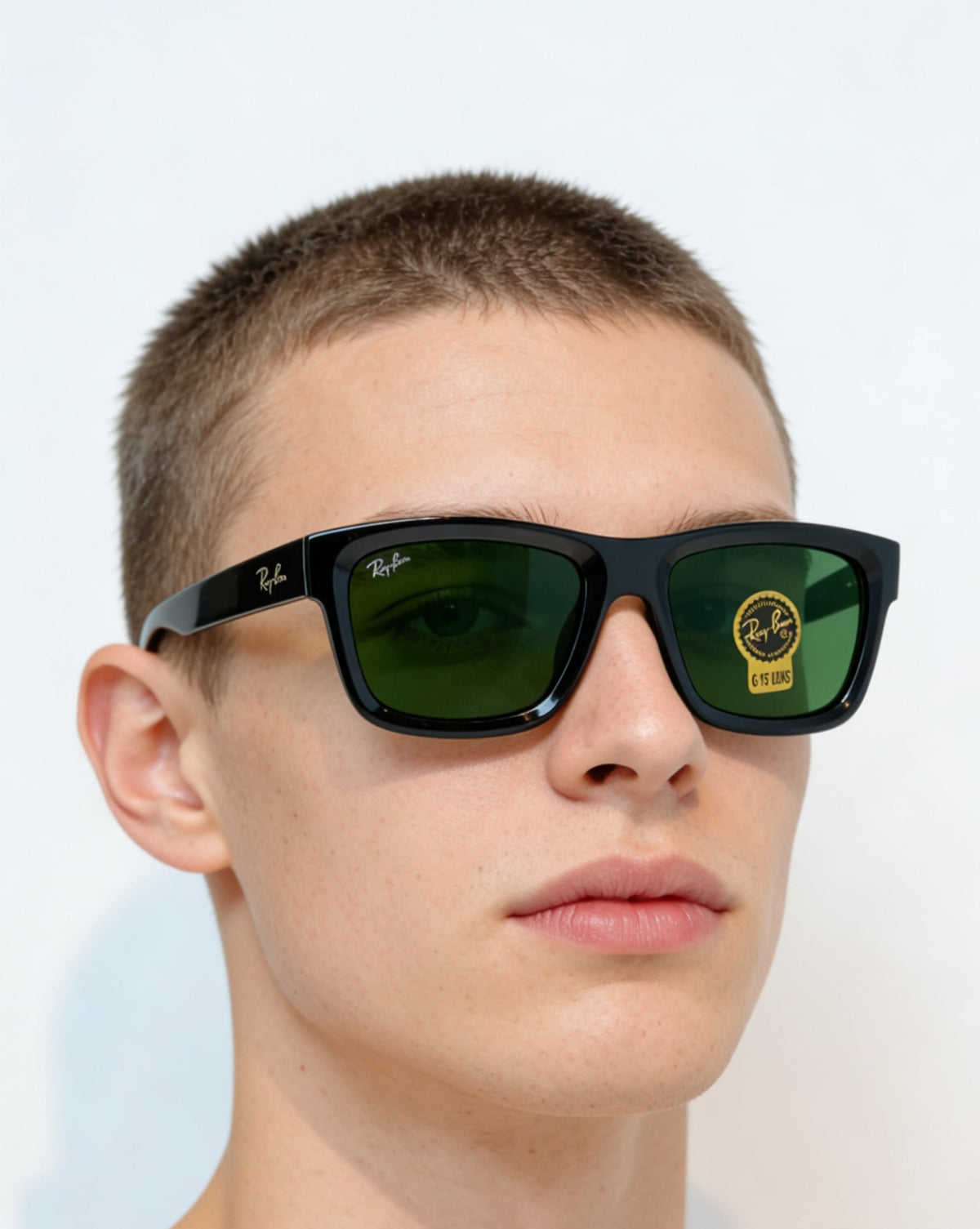 High quality tempered glass sunglasses for men