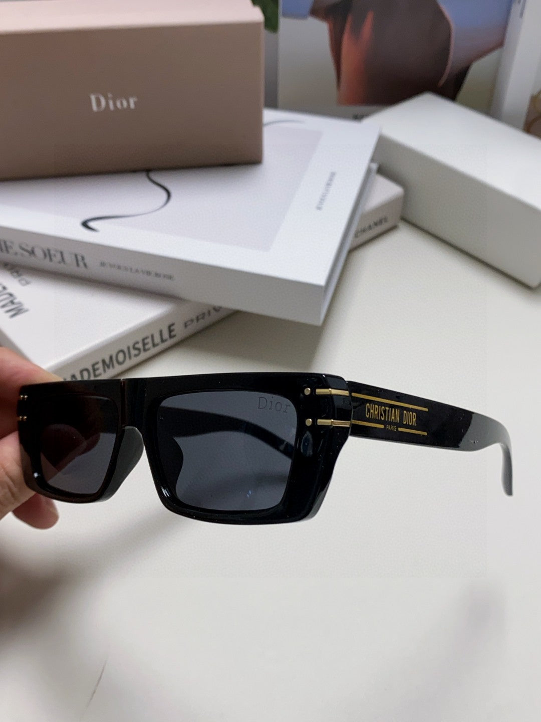 UV resistant natural sun shading driving sunglasses