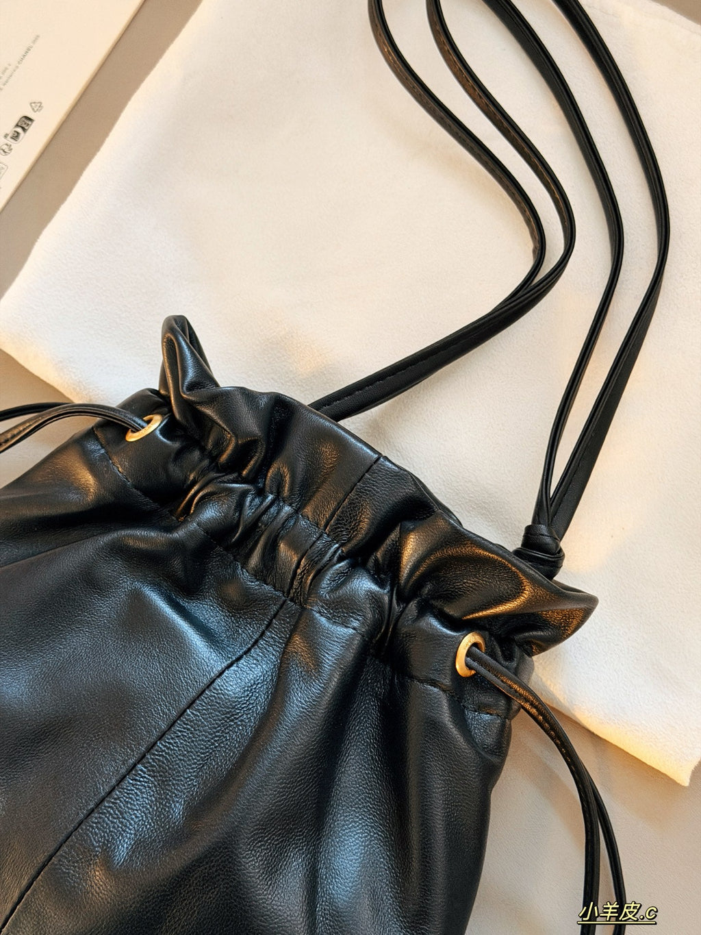 Half round horizontal half moon bag