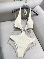 New retro patterned swimsuit