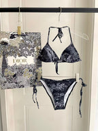 New three piece printed swimsuit