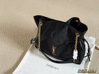 Triangular drawstring tote bag