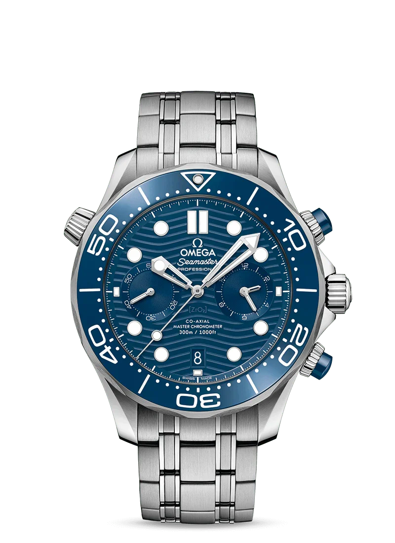Chronograph - Blue Steel - White Steel - Automatic - 44mm
