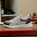 Calf leather sports shoes