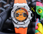 Orange -Prange Rubber -Quartz - 42mm