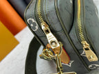 Coated canvas mailman bag